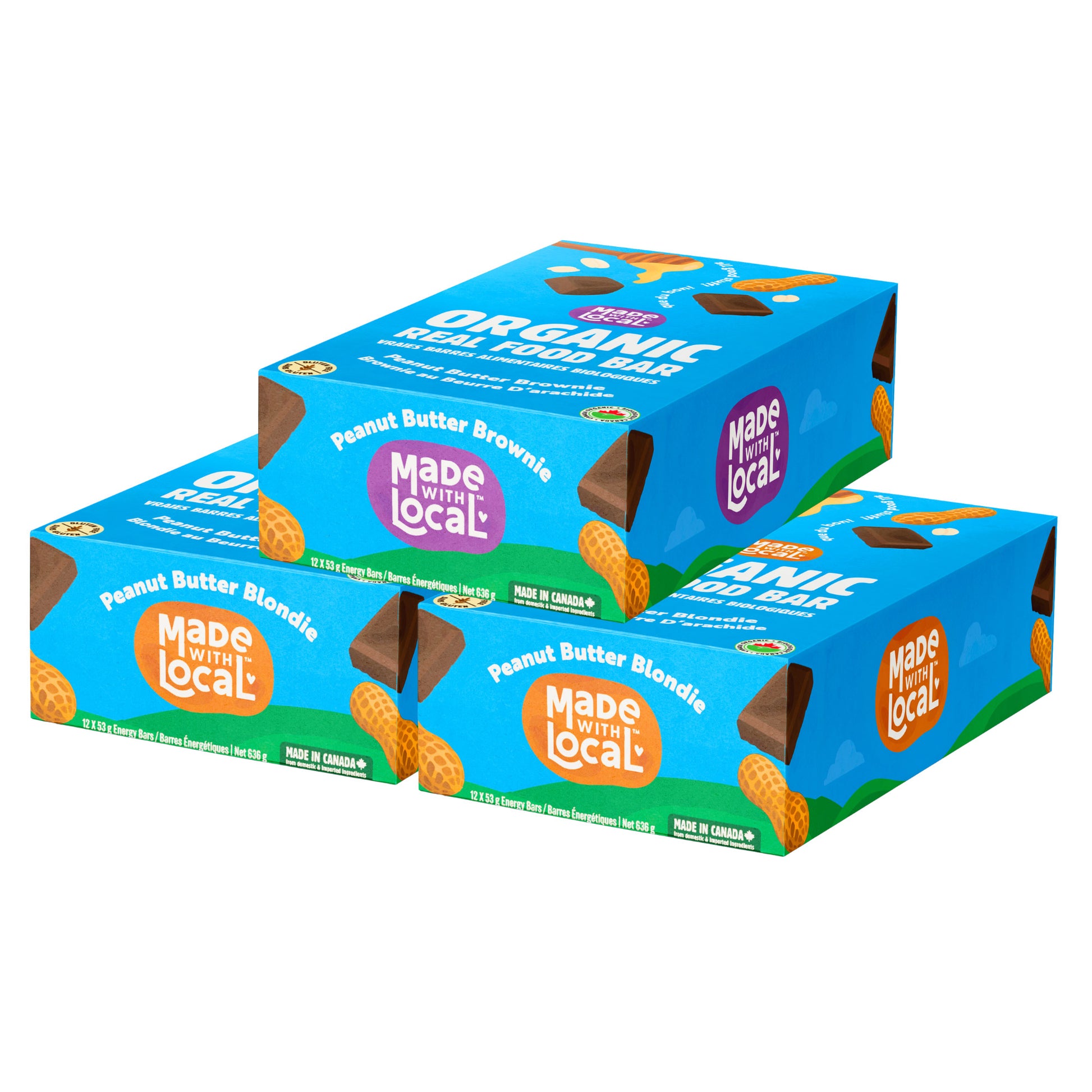 Made With Local Organic Real Food Bars, 36 × 53 g - image 1