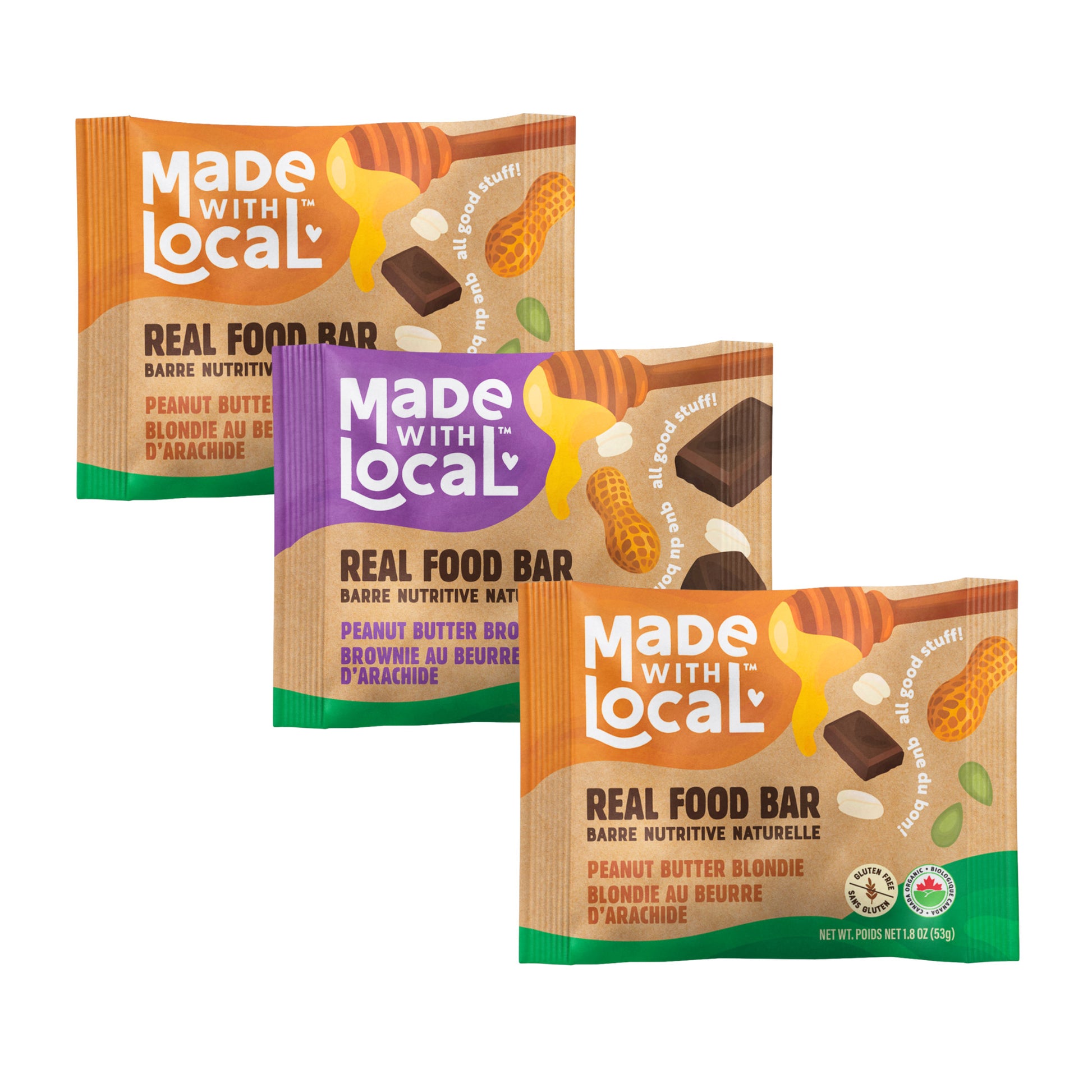 Made With Local Organic Real Food Bars, 36 × 53 g - image 2