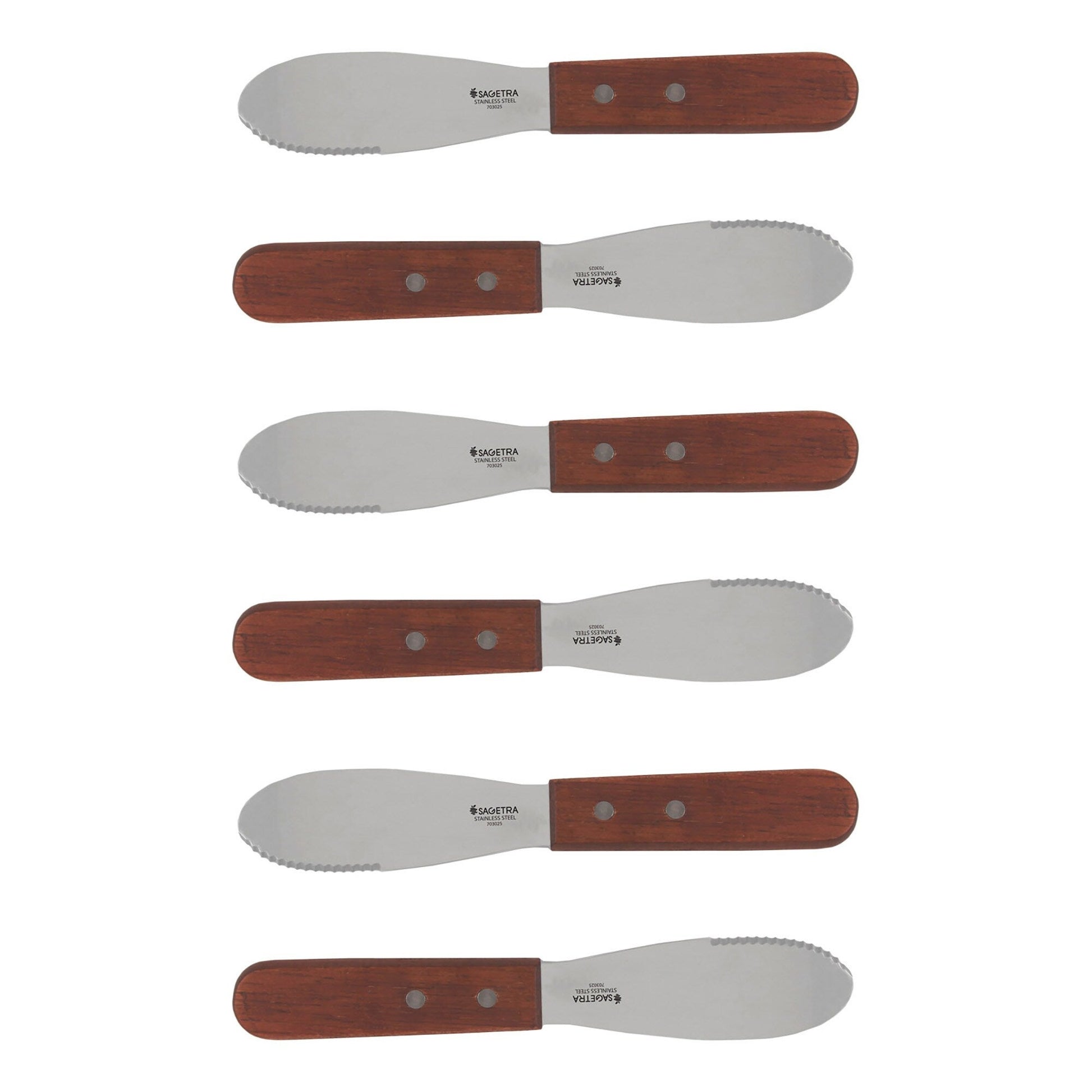 Sagetra Butter Spreader, Pack of 6 - image 1