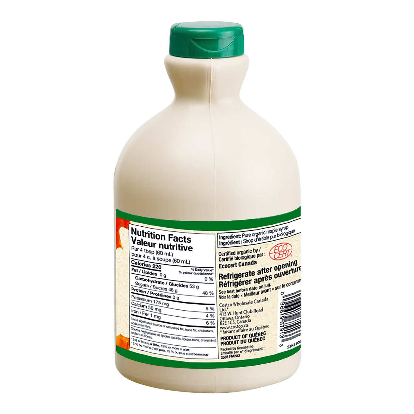 Kirkland Signature Organic Maple Syrup, 1 L - image 2