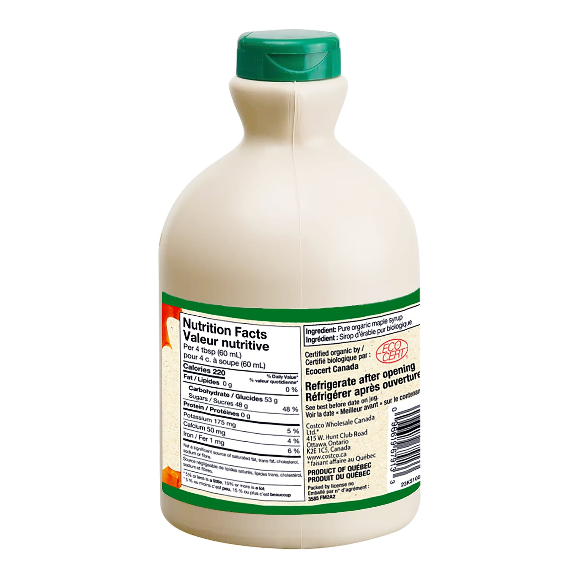 Kirkland Signature Organic Maple Syrup, 1 L - image 2
