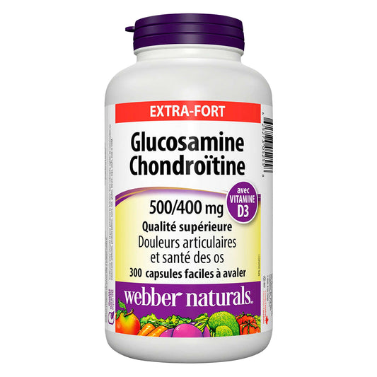 Webber Naturals Extra-strength Glucosamine Chondroitin Sulfate, 300 capsules - image 1
