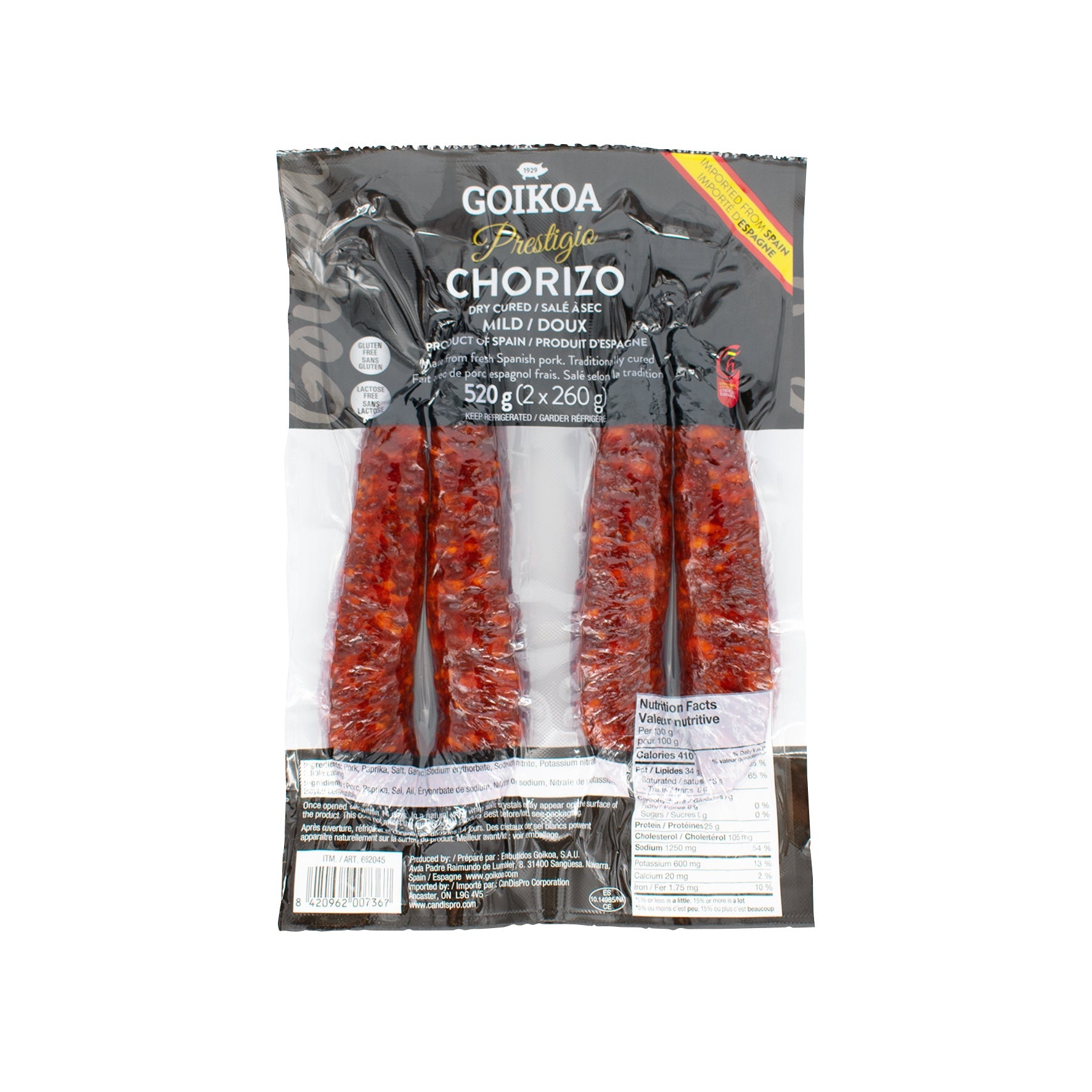Goikoa Mild Chorizo, 2 × 260 g - image 1