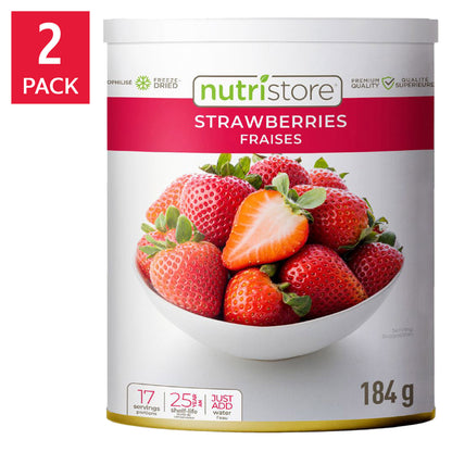 Nutristore Freeze Dried Strawberries 2-pack - image 1