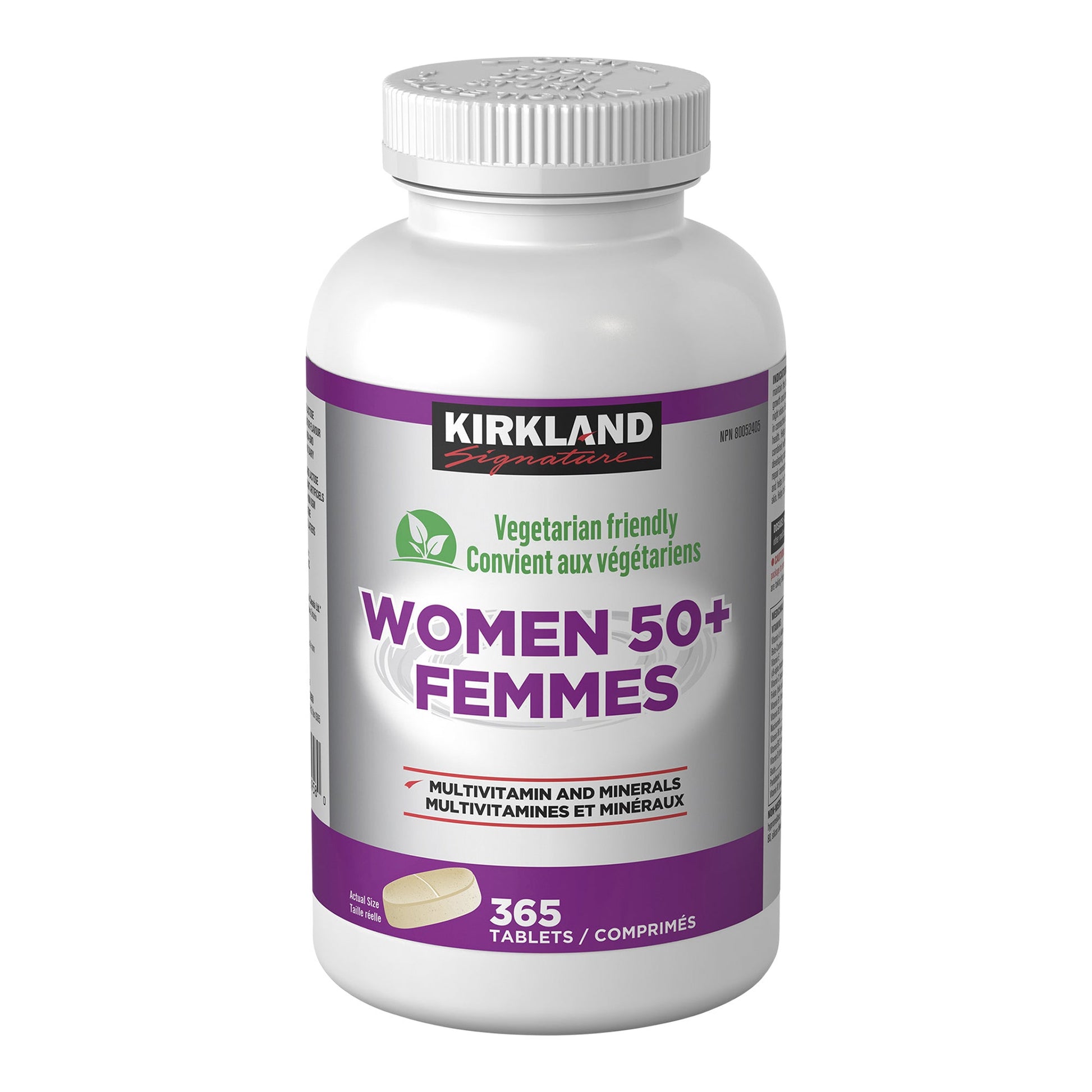 Kirkland Signature Women 50+ Multivitamin, 365 Tablets - image 1
