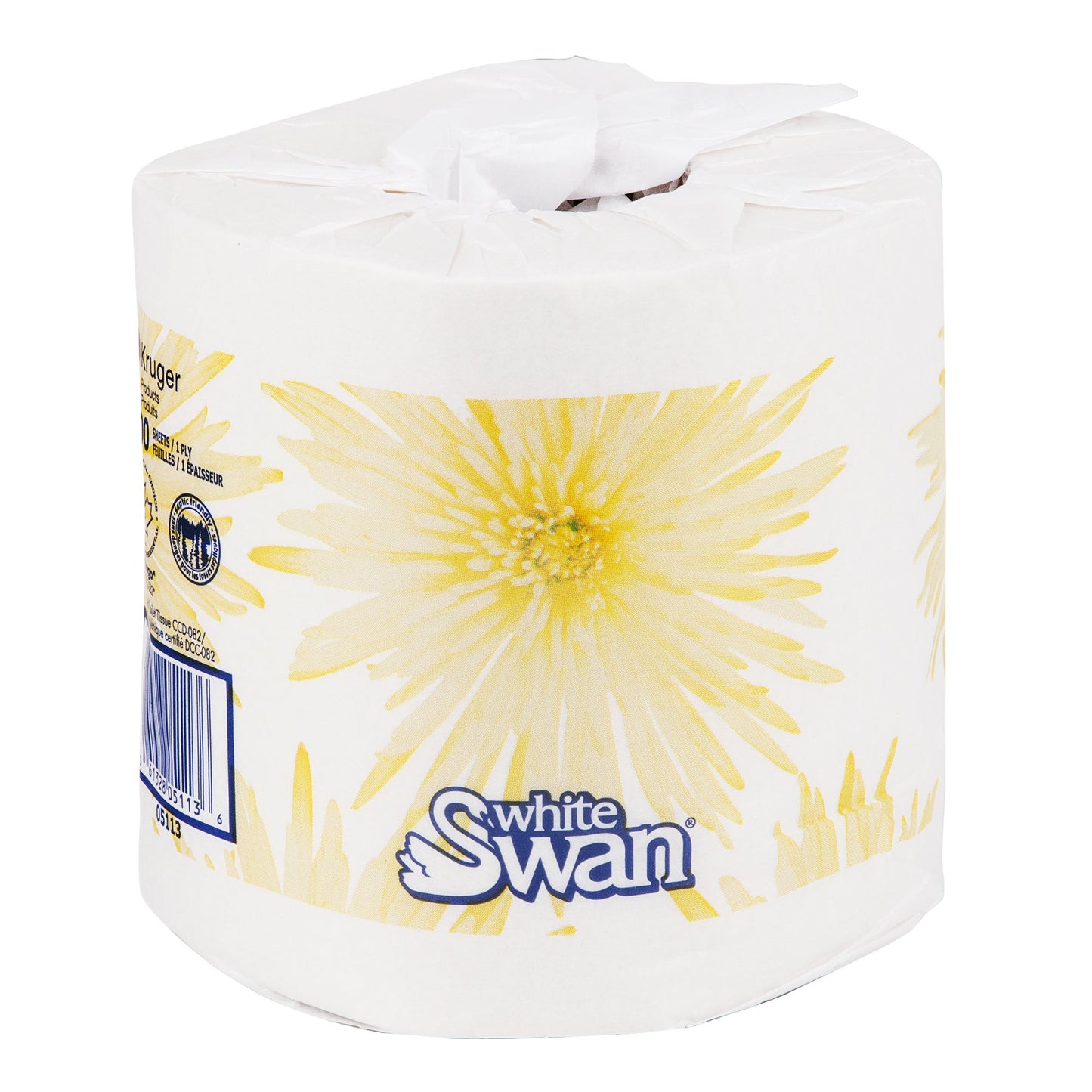 White Swan 1-ply Individually Wrapped Bathroom Tissue Rolls, Pack of 24 - image 1