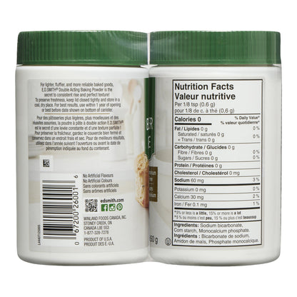 E.D. Smith Baking Powder, 2 × 450 g - image 3