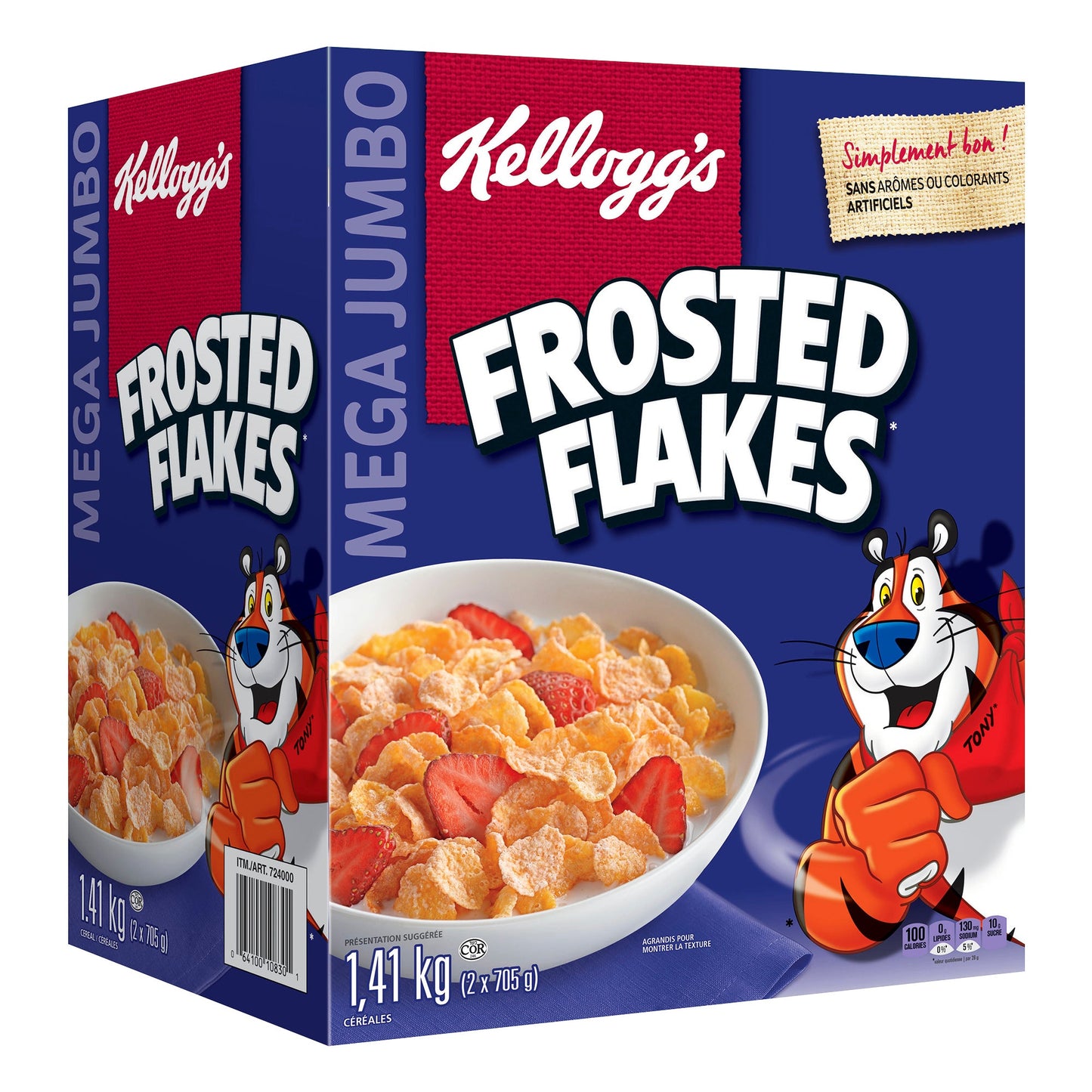 Kellogg's Frosted Flakes Cereal, 1.41 kg - image 1