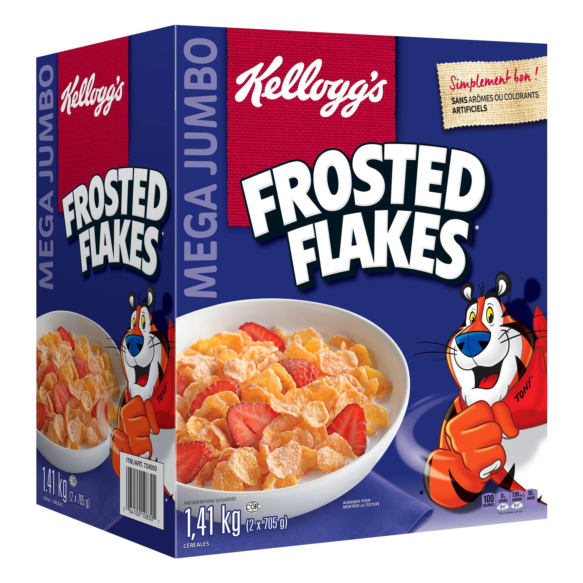 Kellogg's Frosted Flakes Cereal, 1.41 kg - image 1