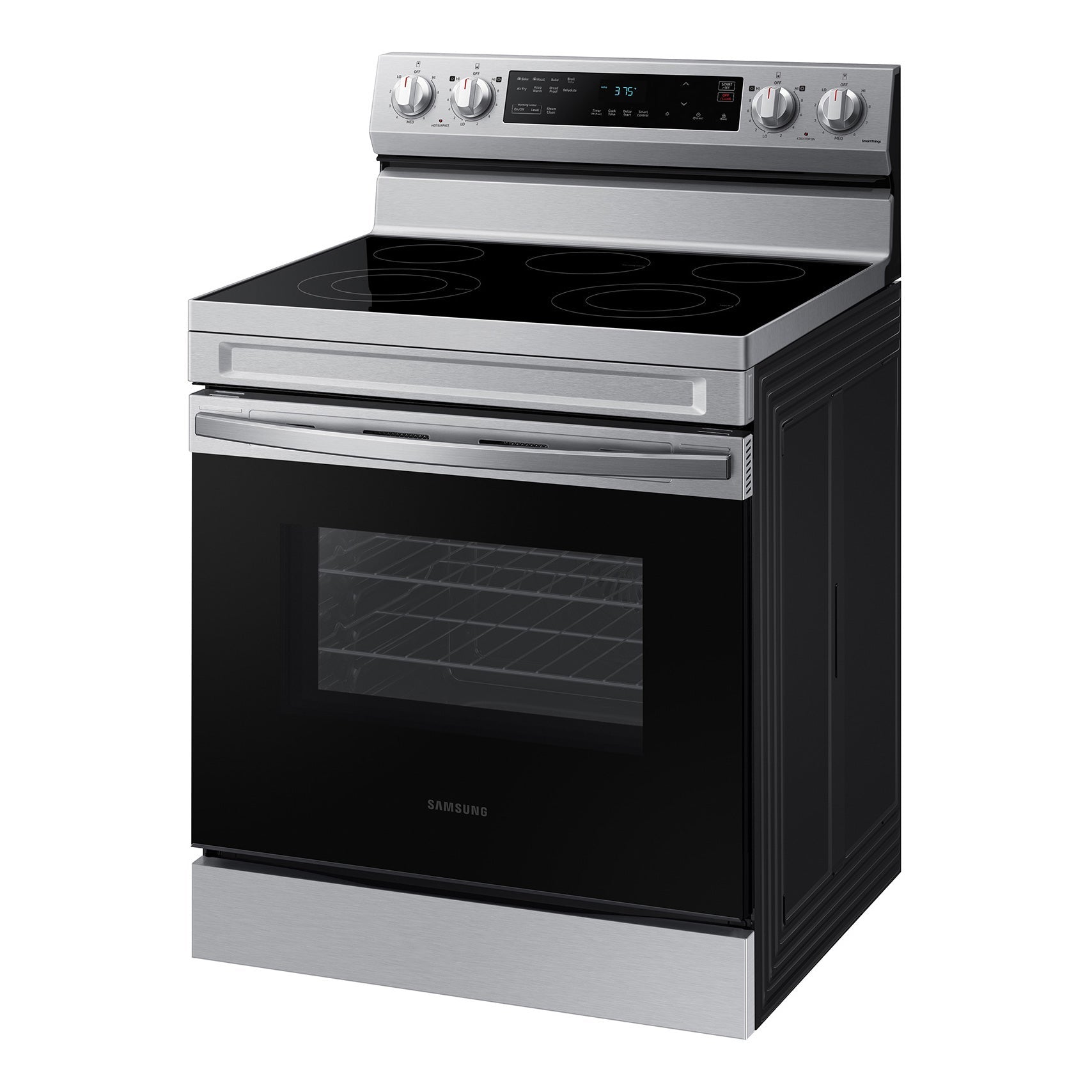 Samsung 30 in. 6.3 cu. ft. Stainless Steel Electric Range with Air Fry and Built-in Wi-Fi - image 1