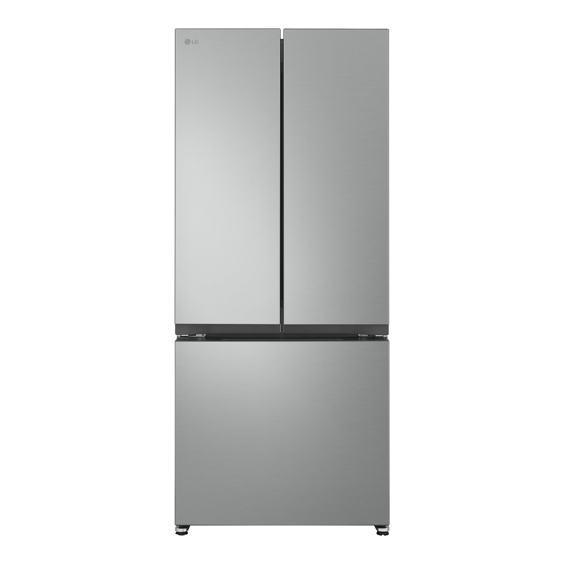 LG 30 in. 18 cu ft. Counter Depth French Door Refrigerator with Pocket Handle - image 1