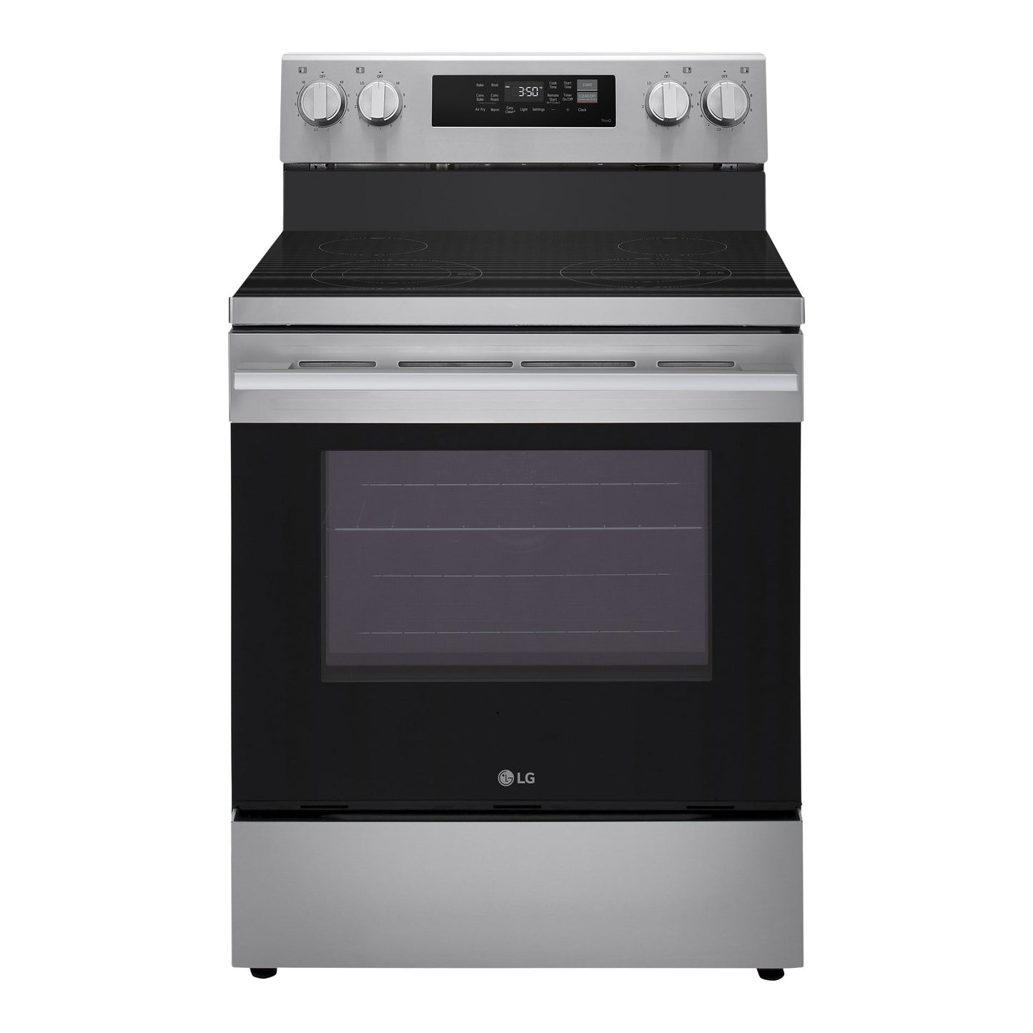 LG 30 in 6.3 cu ft. Stainless Steel Electric Freestanding Range with True Convection and Air Fry - image 1