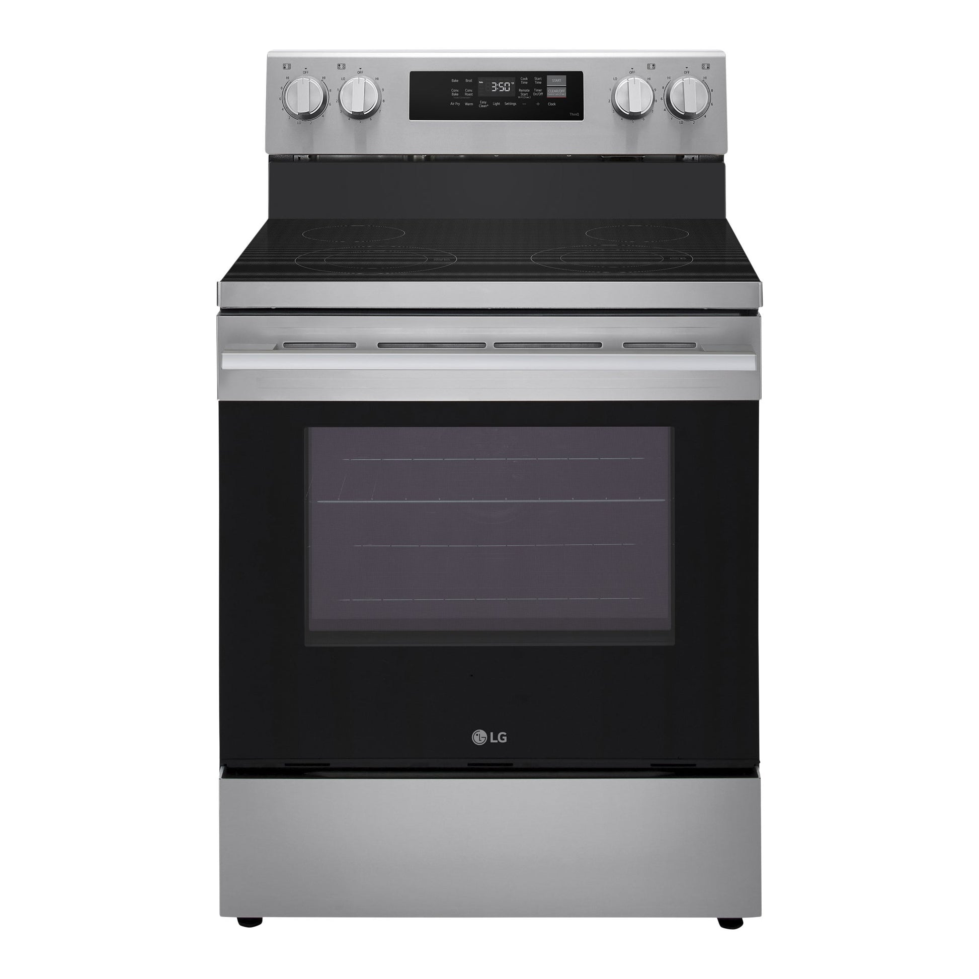 LG 30 in 6.3 cu ft. Stainless Steel Electric Freestanding Range with True Convection and Air Fry - image 2