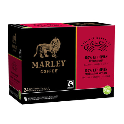 Marley Coffee One Love Medium Roast Fairtrade Coffee K-Cup Pods, 96-count - image 3