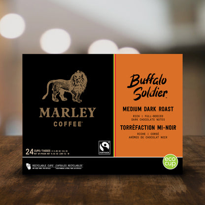 Marley Coffee Buffalo Soldier Medium Dark Roast Fairtrade Coffee K-Cup Pods, 96-count - image 4
