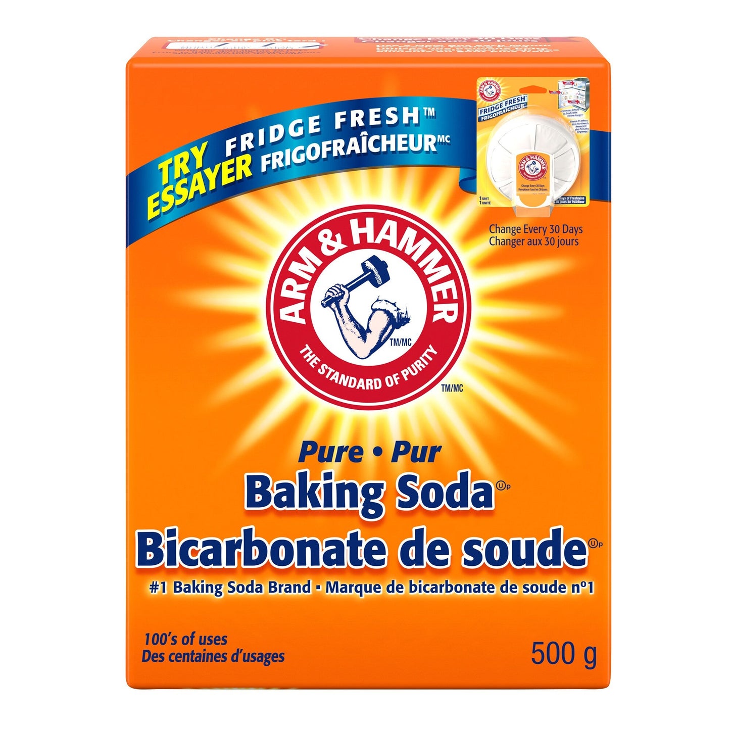 Arm & Hammer Pure Baking Soda, 6 × 500 g - image 3