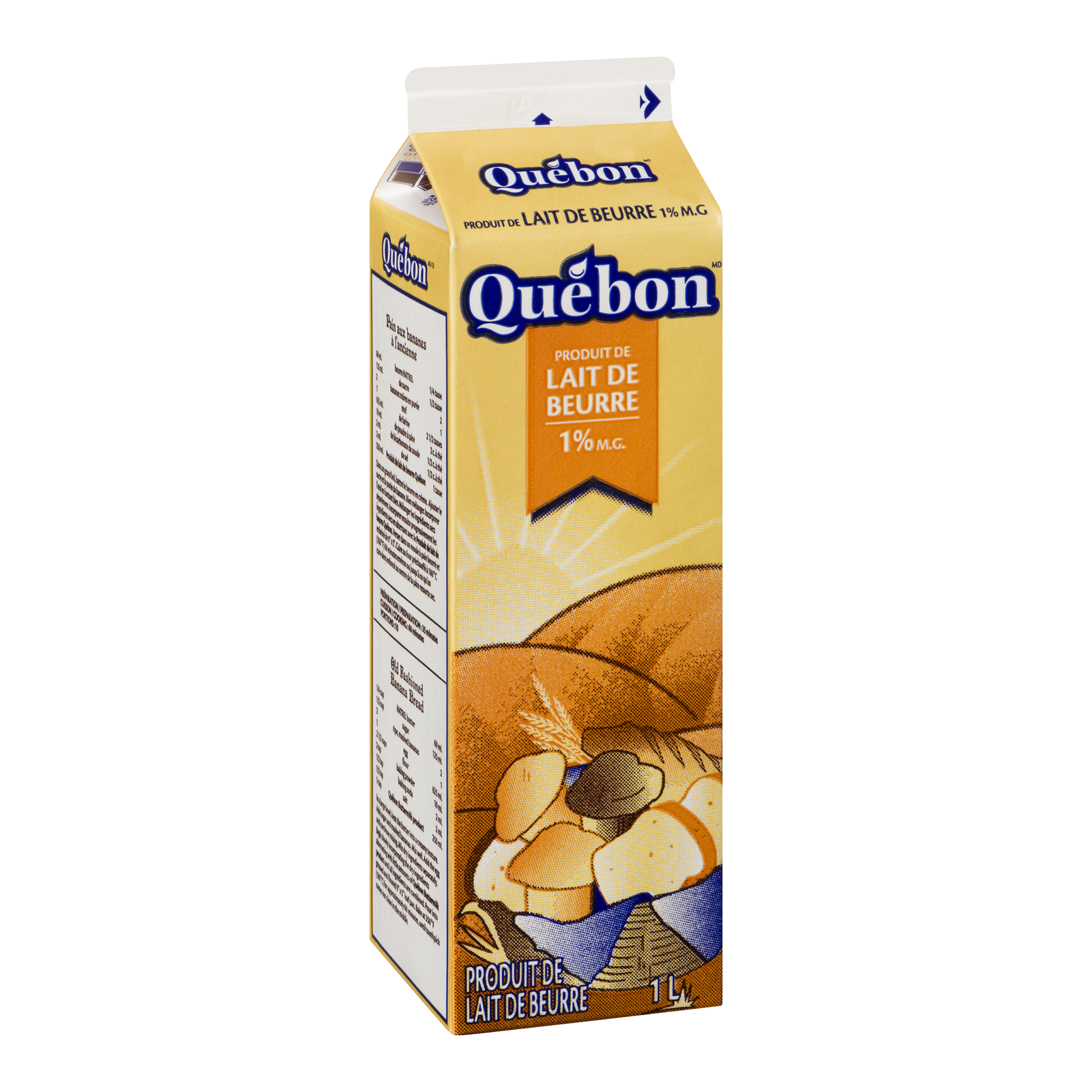 Québon 1% Buttermilk, 1 L - image 1