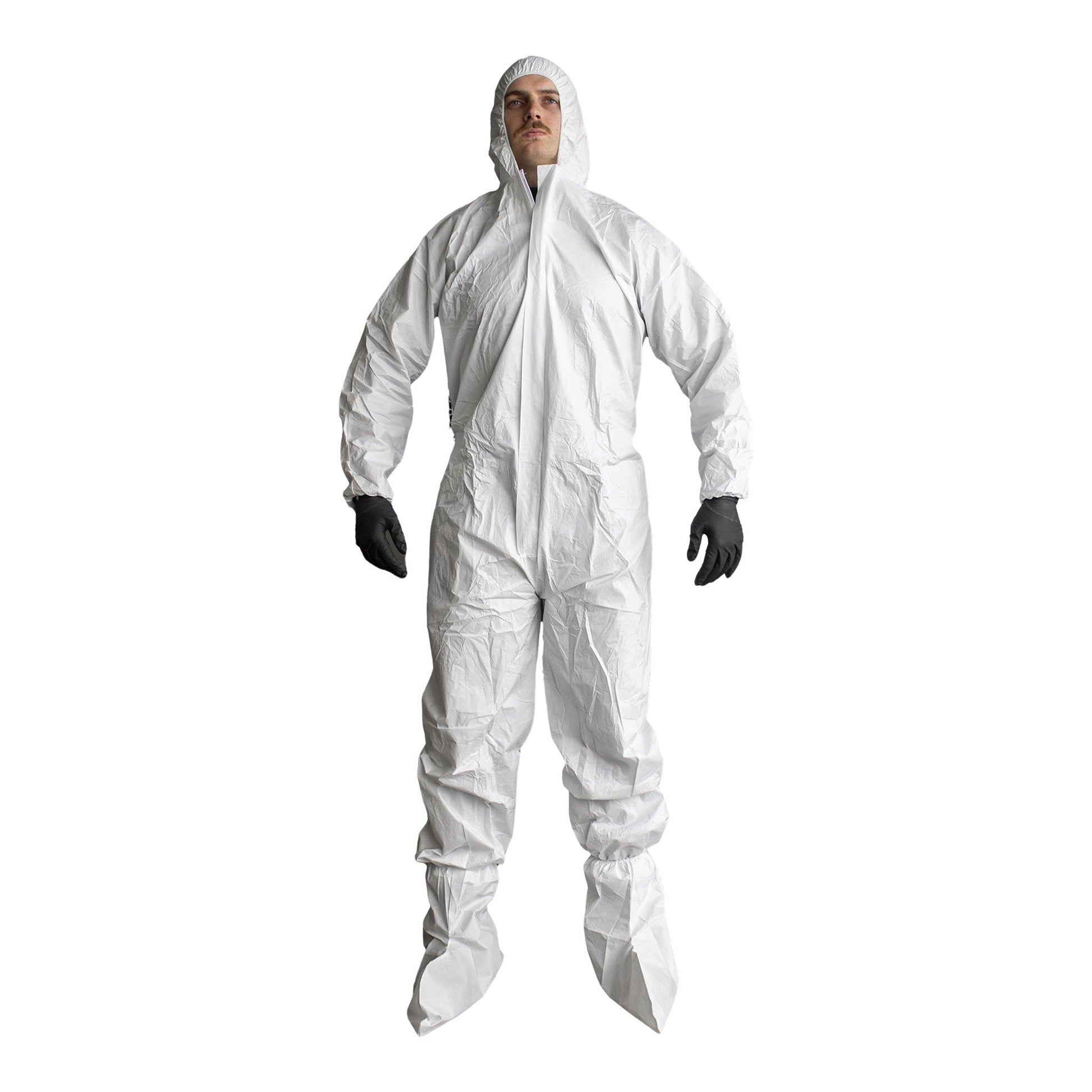 Heavy-duty breathable coverall, case of 10 pcs - image 1