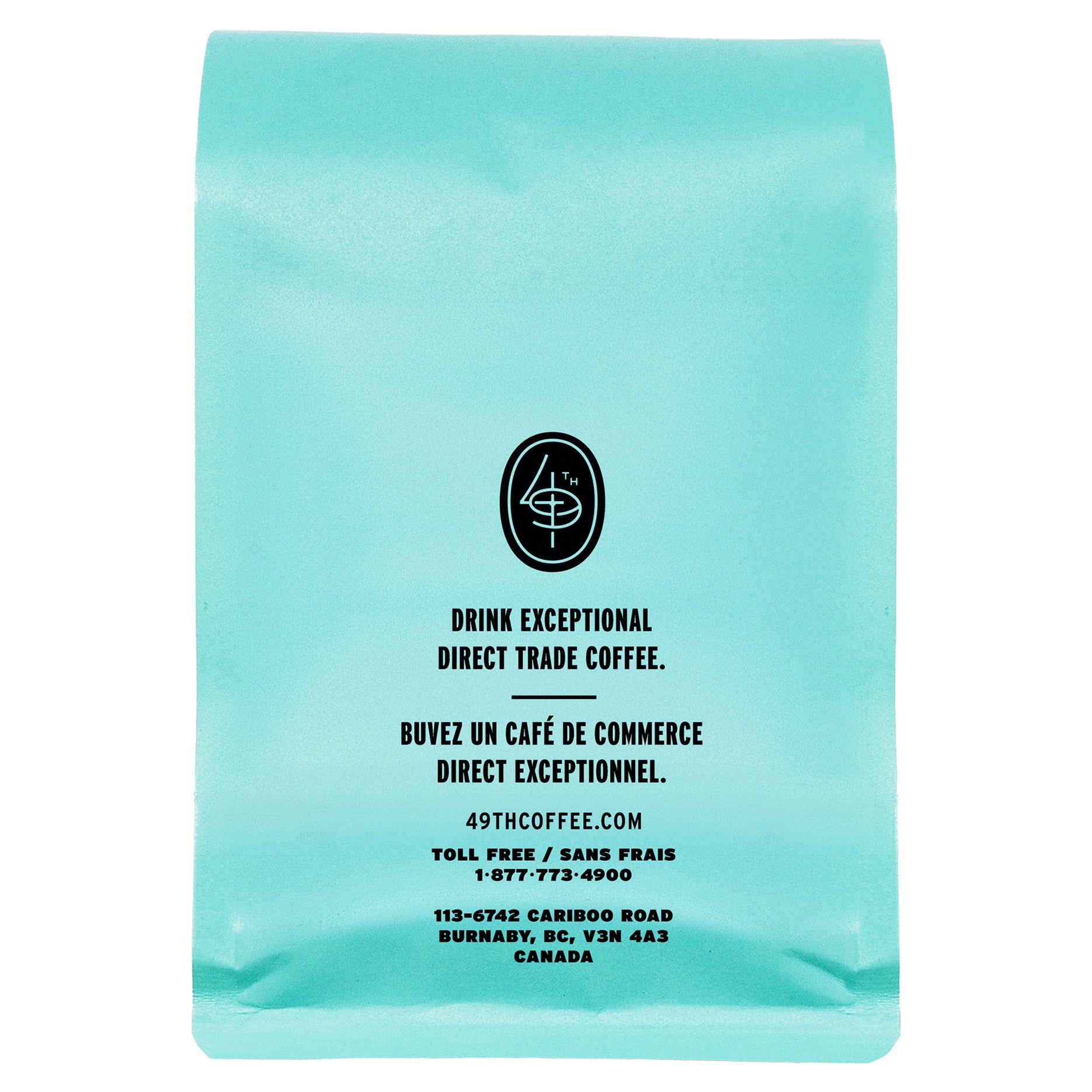 49th Parallel Coffee Roasters, Interlude Organic, Whole Bean Coffee, Medium Dark Roast, 2 × 908 g - image 3