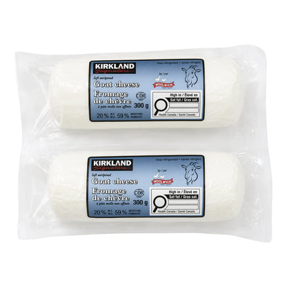 Kirkland Signature Goat Cheese Log, 2 × 300 g - image 1