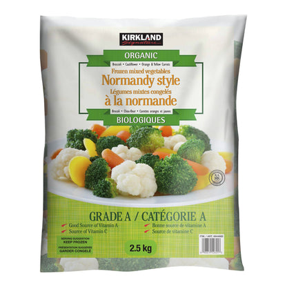 Kirkland Signature Frozen Organic Normandy-style Mixed Vegetables, 2.5 kg - image 1