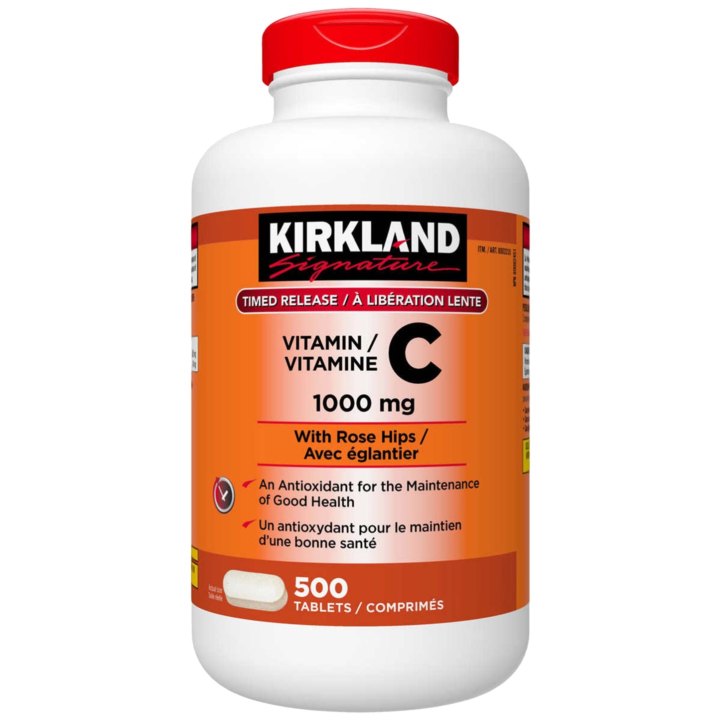 Kirkland Signature Timed Release Vitamin C 1000 mg - 500 Tablets - image 1