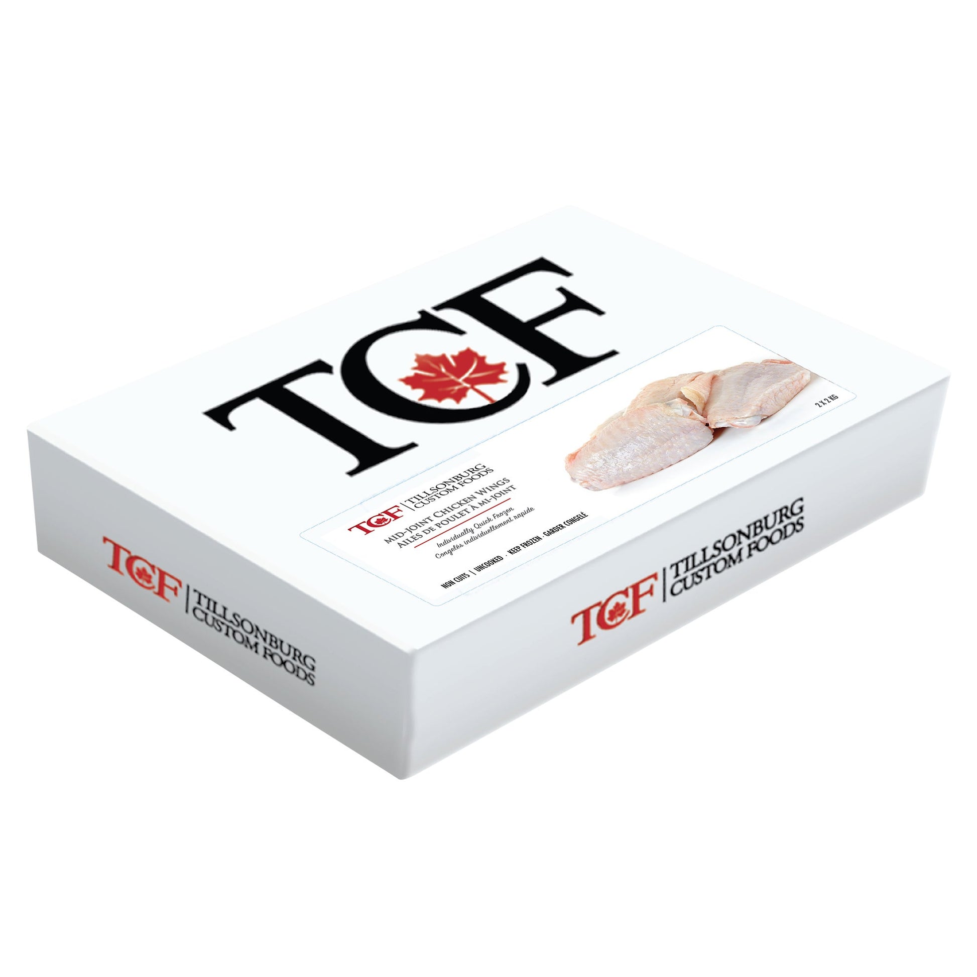 TCF Frozen Mid-Joint Chicken Wings, 4 kg - image 1