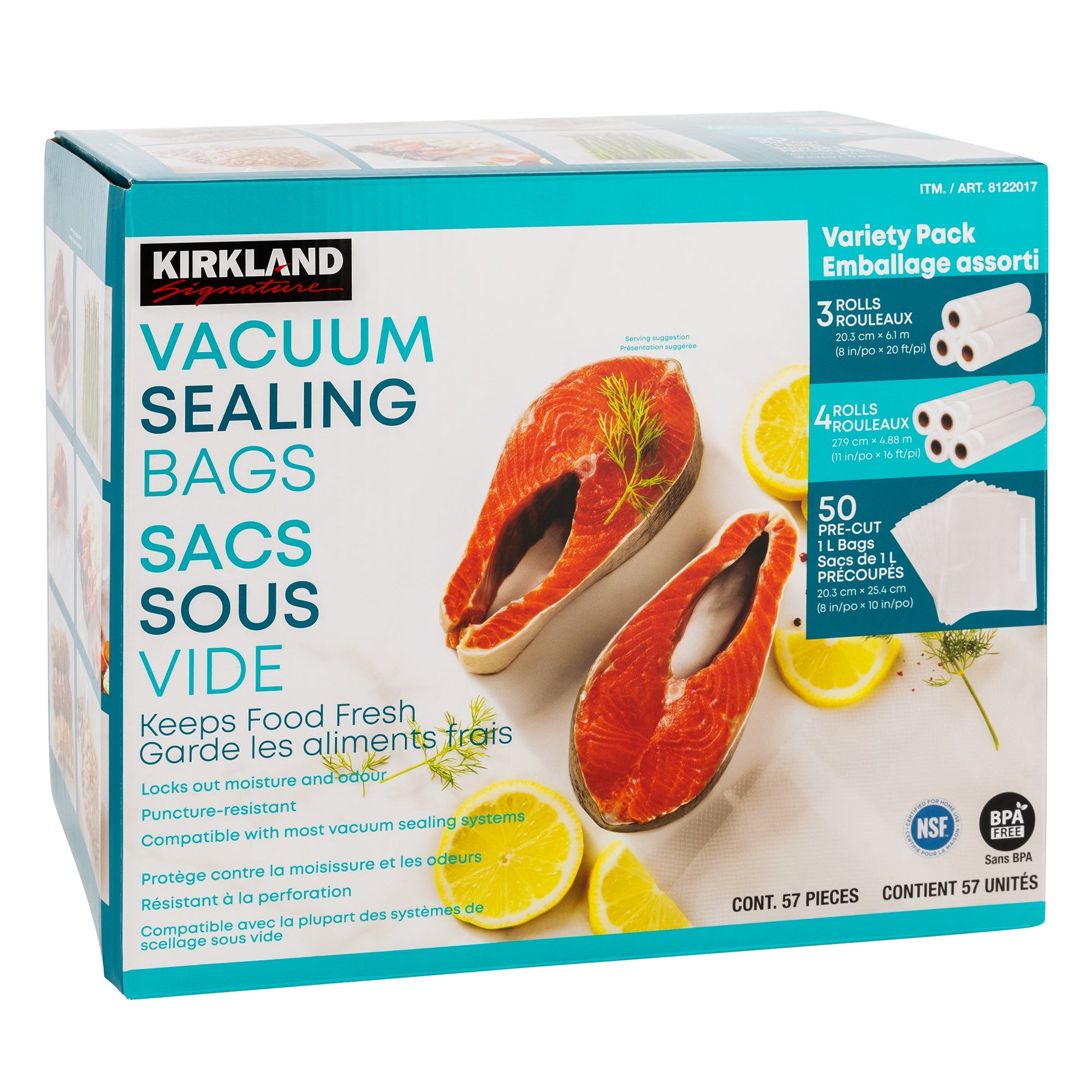 Kirkland Signature Vacuum Sealing Bags, Assortment Pack - image 1