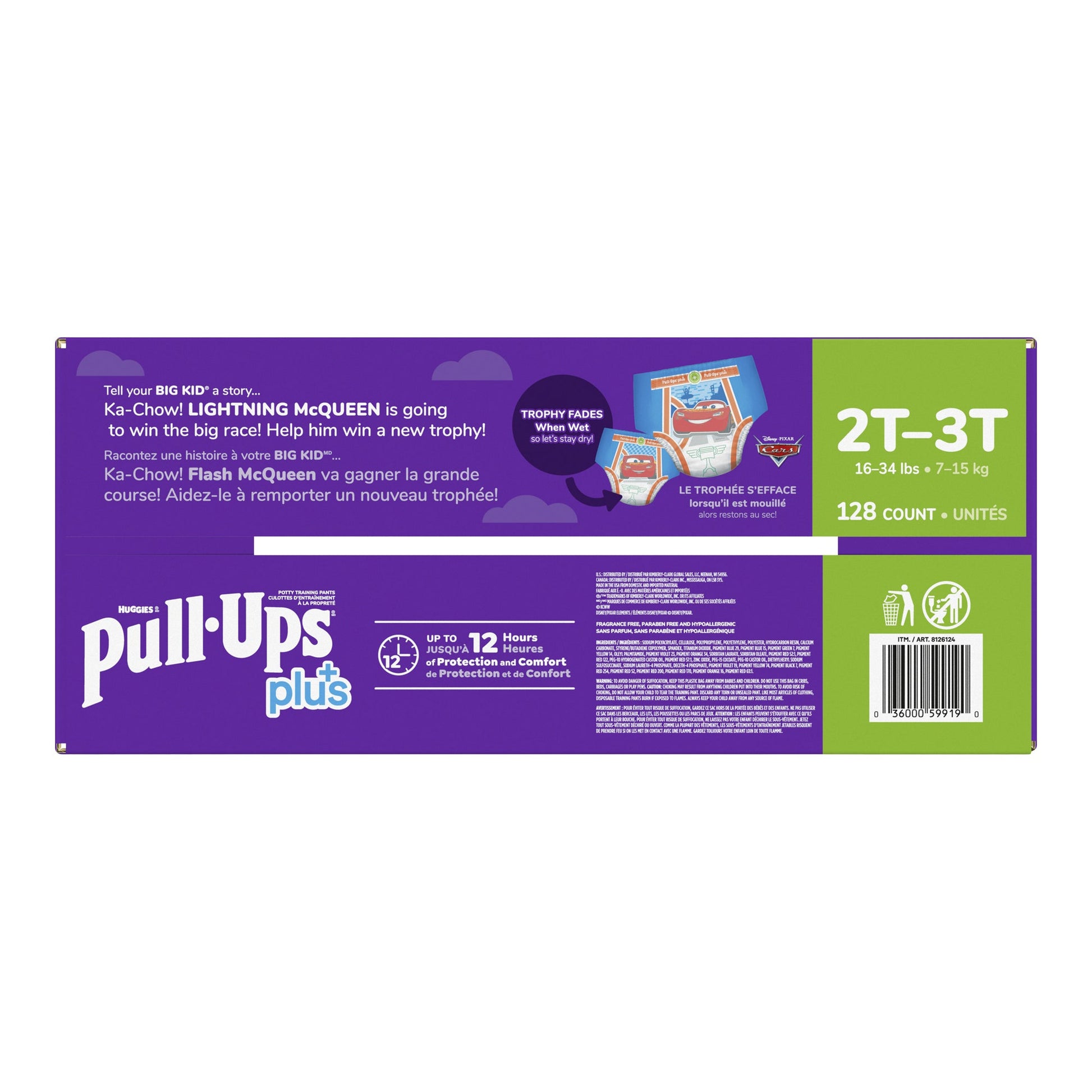 ​Huggies Pull-Ups Plus Training Pants 2T to 3T Boy, 128-pack - image 3