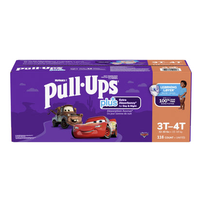 ​Huggies Pull-Ups Plus Training Pants 3T to 4T Boy, 116-pack - image 6