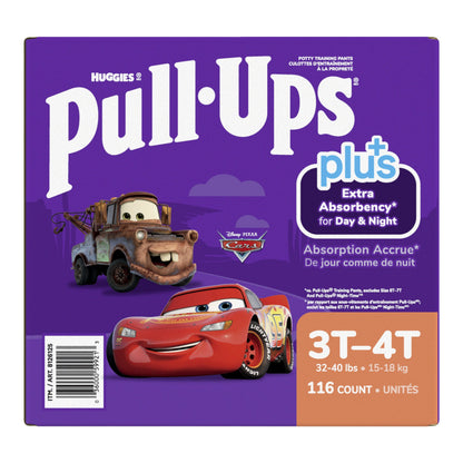 ​Huggies Pull-Ups Plus Training Pants 3T to 4T Boy, 116-pack - image 2