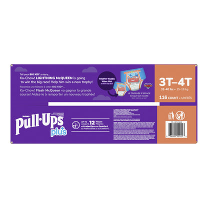 ​Huggies Pull-Ups Plus Training Pants 3T to 4T Boy, 116-pack - image 4