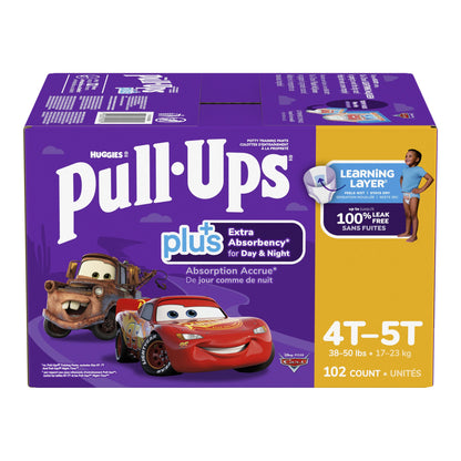 ​Huggies Pull-Ups Plus Training Pants 4T to 5T Boy, 102-pack - image 6