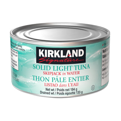 Kirkland Signature Solid Light Tuna in Water, 8 × 184 g - image 3