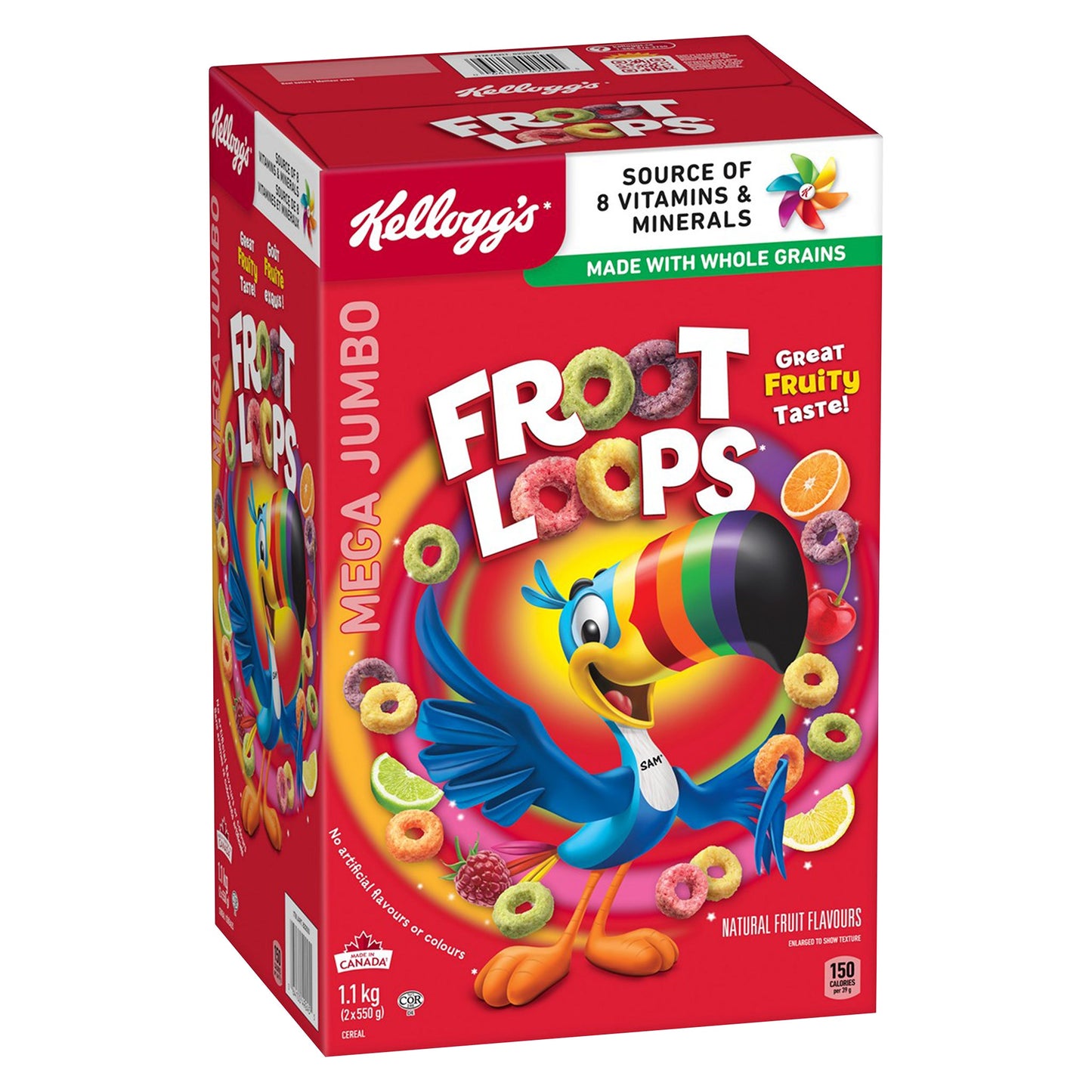 Kellogg's Froot Loops Cereal, 1.1 kg - image 3
