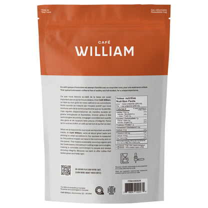 Café William Sumatra Medium-Dark Roast Fair Trade and Organic Whole Bean Coffee, 2 x 1 kg - image 2