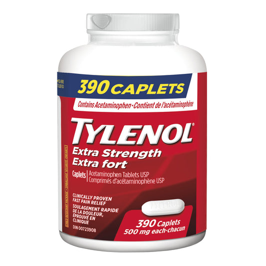 Tylenol Extra Strength Acetaminophen 500 mg, 390 caplets - image 1
