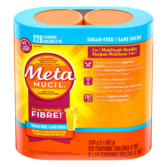 Metamucil Fibre Powder, 2 × 662 g - image 1