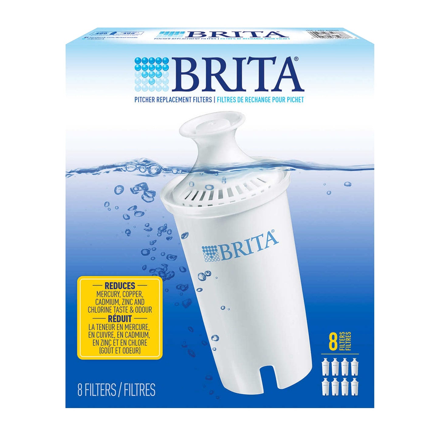 Brita Replacement Filters, Pack of 8 - image 1