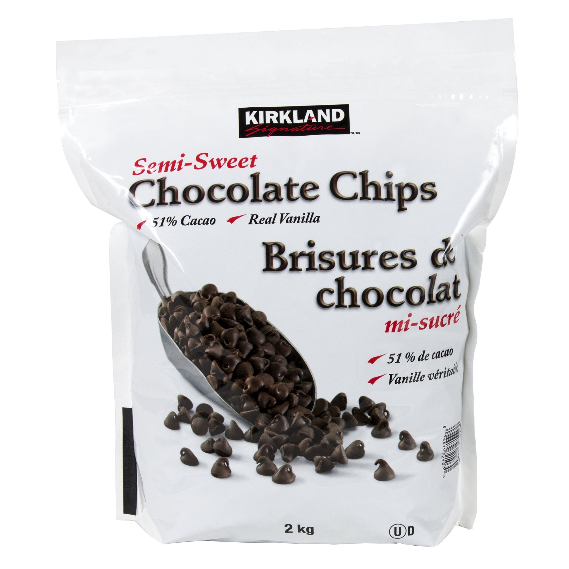 Kirkland Signature Semi-Sweet Chocolate Chips, 2 Kg - image 1
