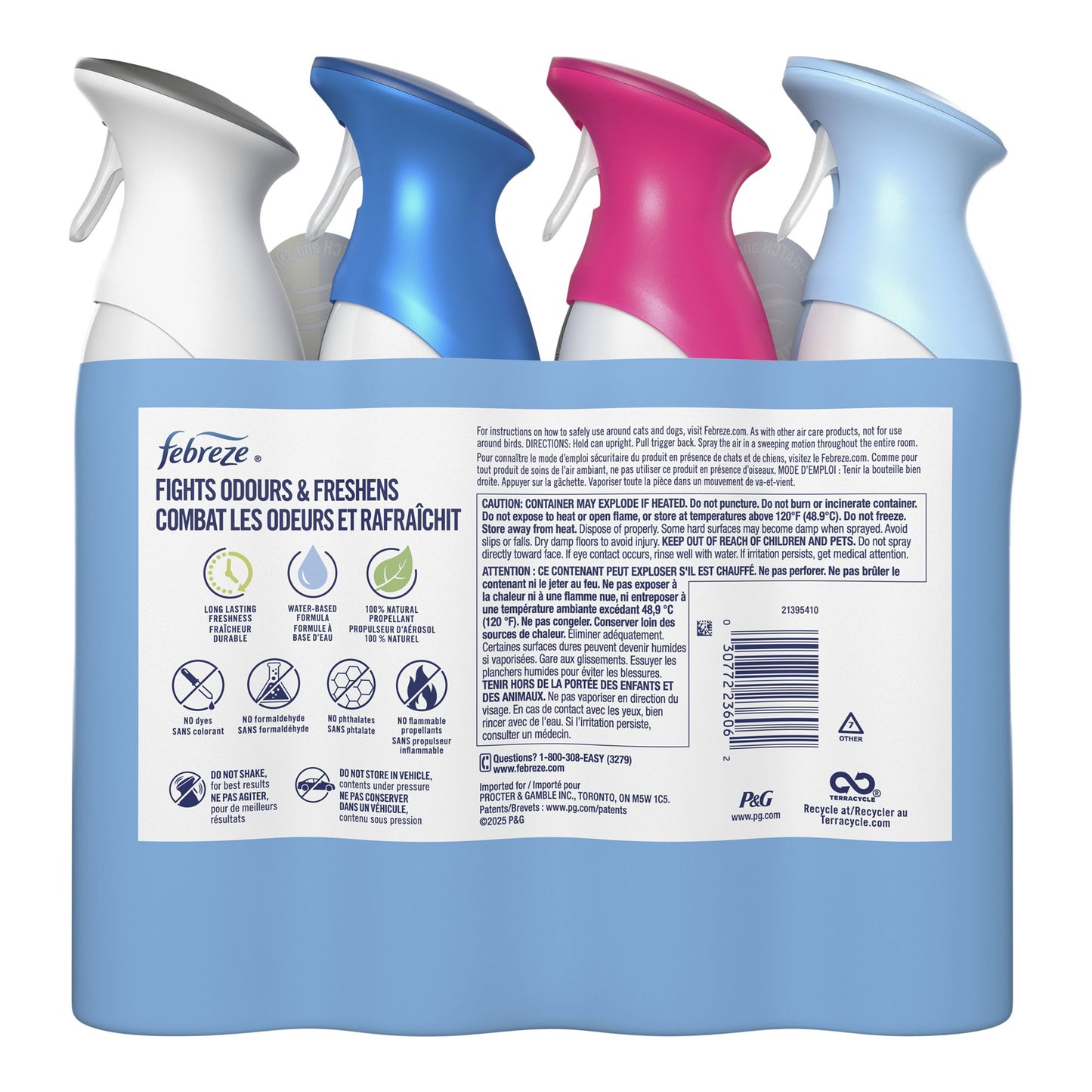 Febreze Air Refresher, Variety Pack, 4-count - image 2