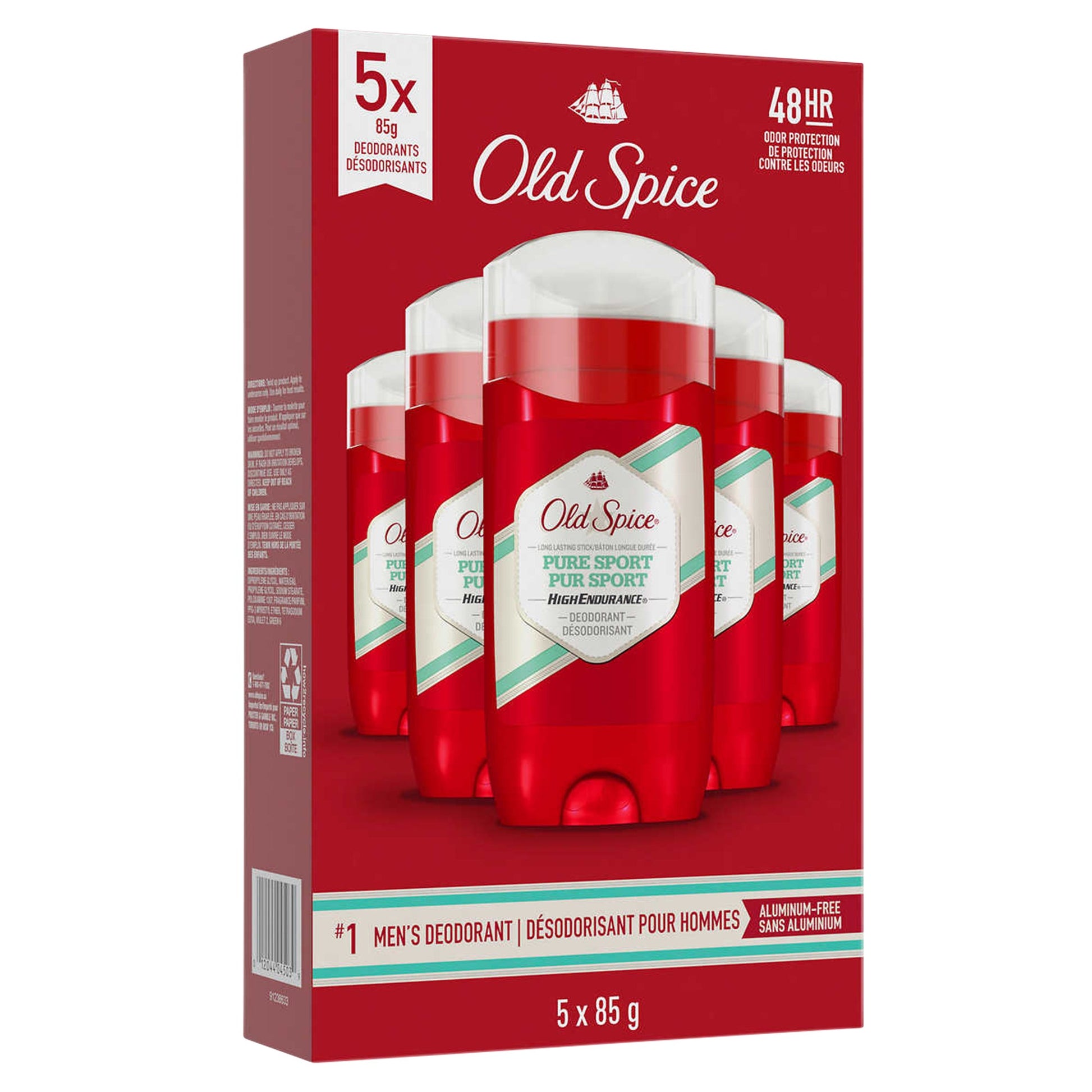 Old Spice High Endurance Pure Sport Deodorant - image 1