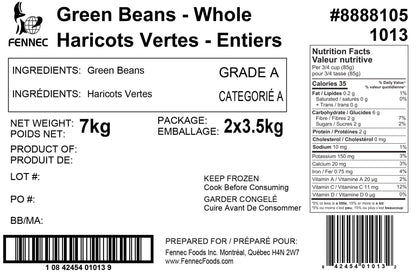 Fennec Frozen Whole Green Beans, 2 x 3.5 kg - image 2