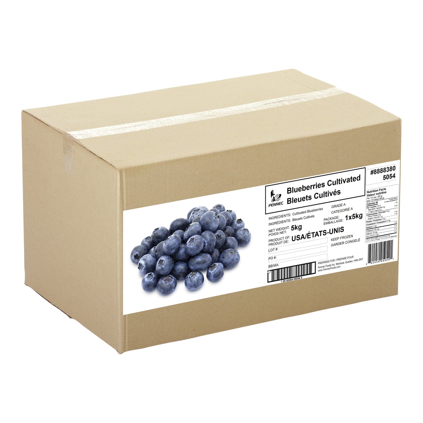 Fennec Cultivated Blueberries, 5 kg - image 1