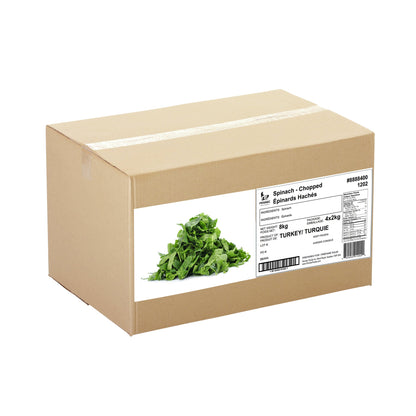 Fennec Frozen Chopped Spinach, 4 x 2 kg - image 1