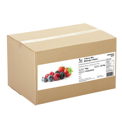 Fennec Frozen Four Berry Mix, 5 x 1 kg - image 2