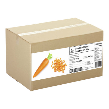 Fennec Frozen Diced Carrots, 6 x 2 kg - image 1