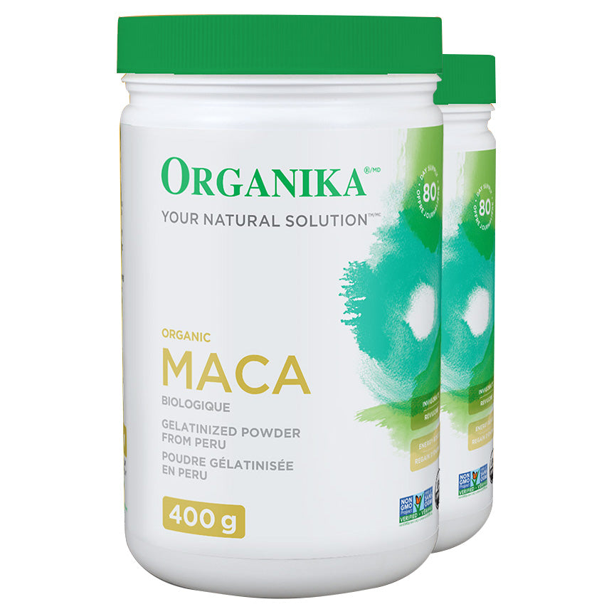 Organika® Certified Organic Gelatinized Maca Powder, 2 x 400 g - image 1