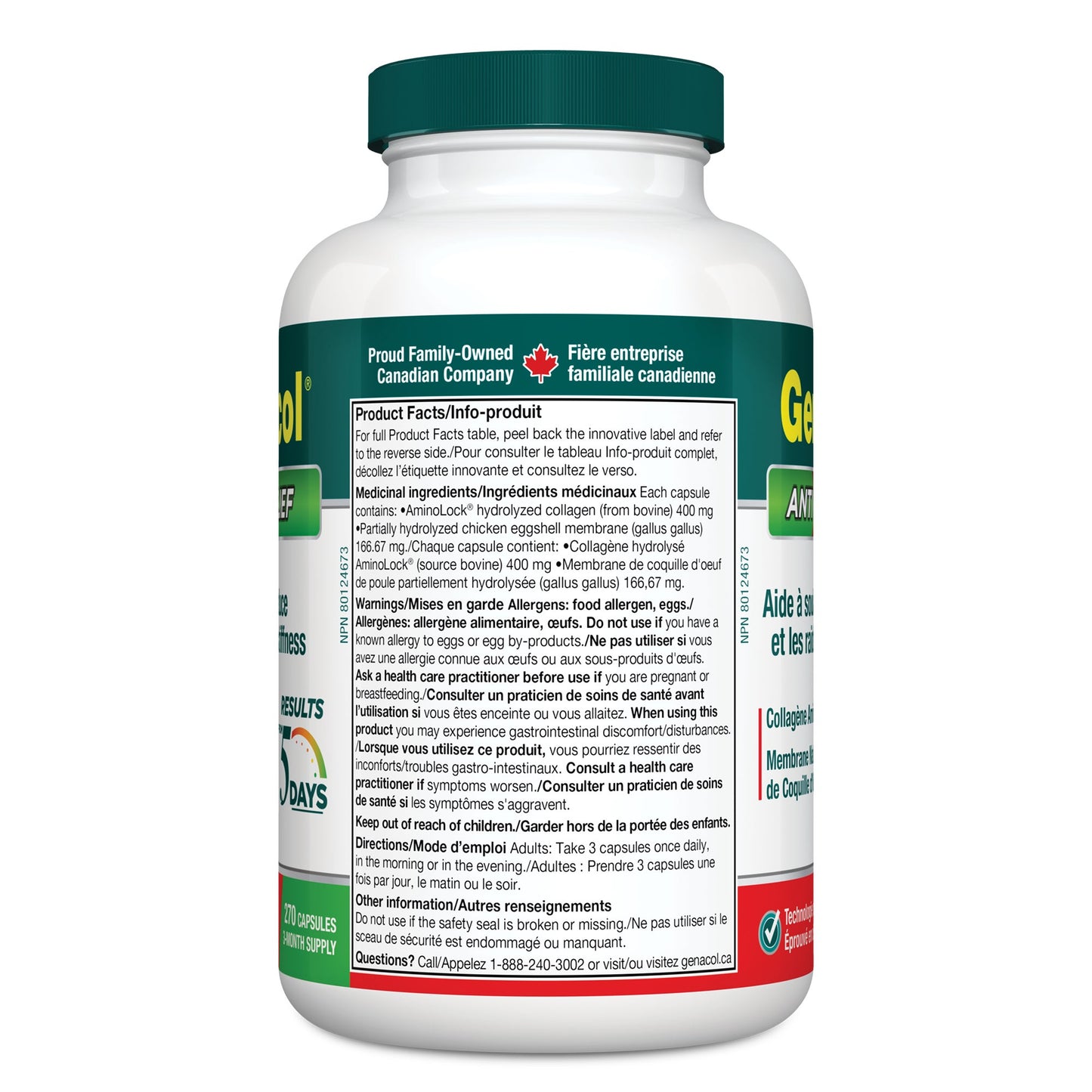 Genacol Pain Relief - 270 Capsules - image 2