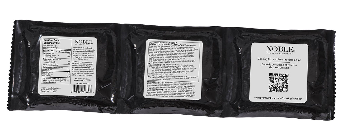 Extra Lean Ground Bison, 3 x 454g - image 2